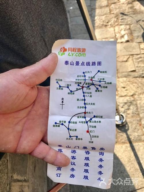 泰山景区路线图图片 - 第2张