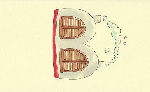 精彩字母绘画作品欣赏 插画艺术--创意图库 #采集大赛