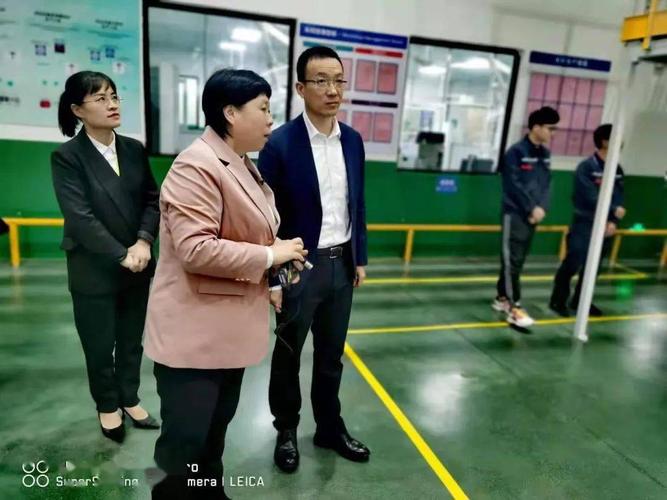 再学习再调研再落实市生态环境局领导到华峰华锦集团调研