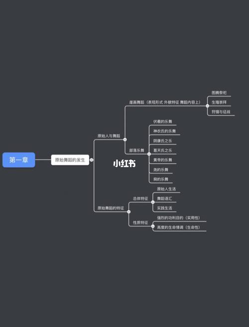 舞蹈史思维导图