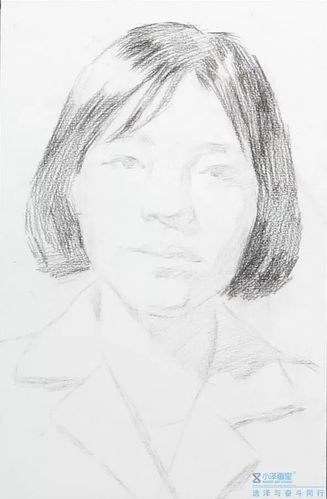 【干货】素描头像 | 女青年中短发步骤解析