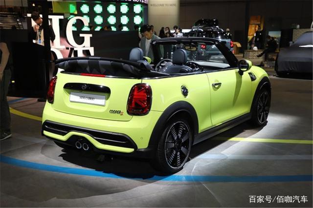 外观时尚车身较小 mini三门敞篷版正式亮相 青柠黄车