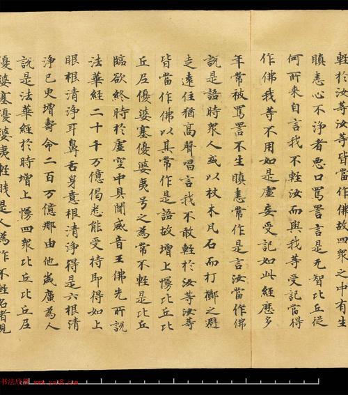 敦煌手稿欣赏《妙法莲华经卷第六》大英图书馆藏品(8)