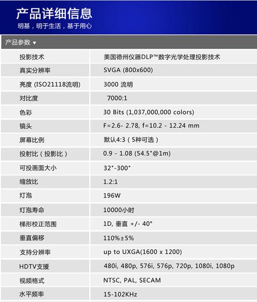 benq 明基 ms3083st 短焦商务会议投影机