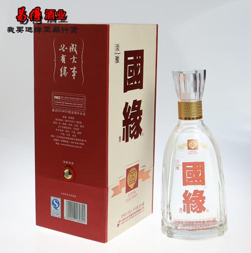 【易得酒业】今世缘 国缘 淡雅 40度480ml 正品浓香型白酒