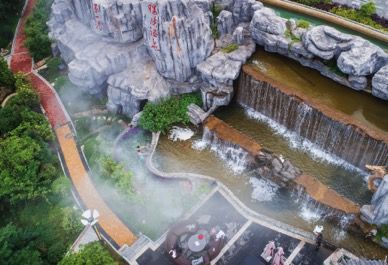 拥有丰富地热资源的六盘水 有着热气氤氲的六枝龙井温泉,盘州胜境温泉