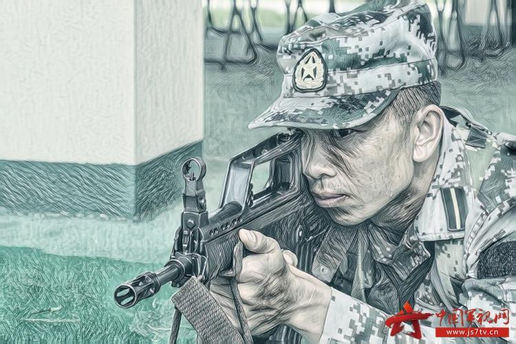 军营手绘板|我为战友绘幅肖像画