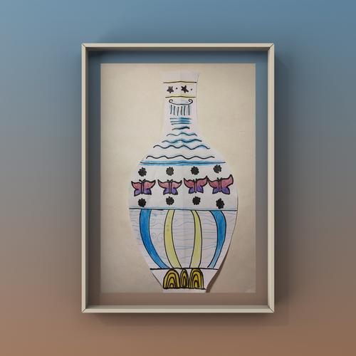 了解其组合与排列的特点,学会用多条二方连续纹样装饰花瓶巩固 方法