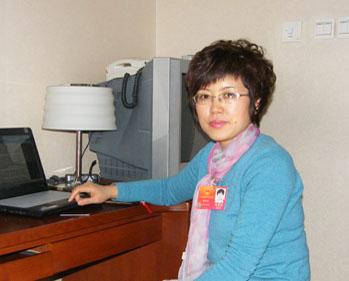 全国人大代表,山东省临沂市第一实验小学副校长张淑琴.