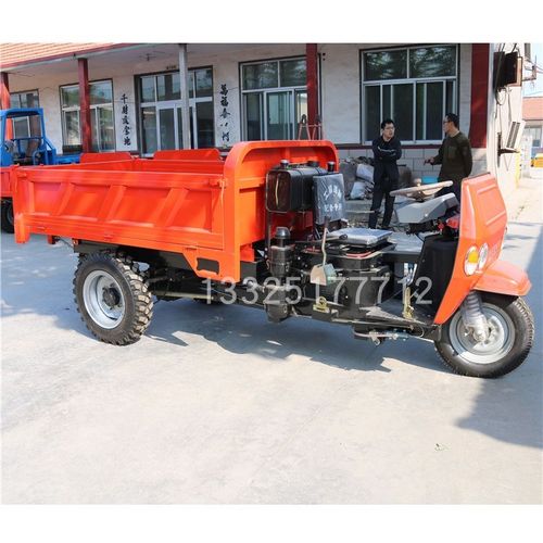 五征时风农用三轮车柴油车建筑工地工程爬坡自卸三马子拉货运输.
