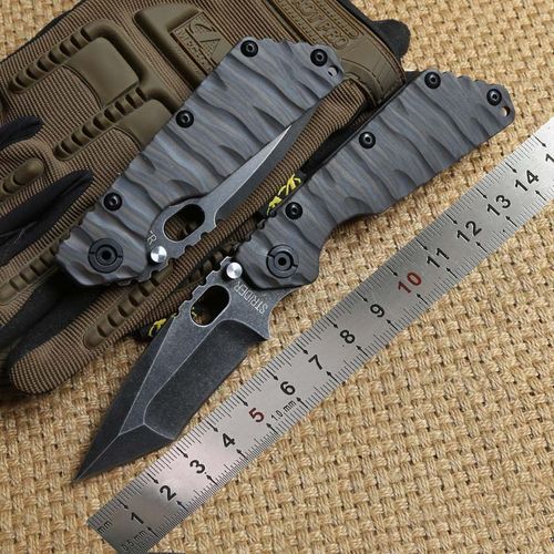 ch 3510碳纤维折叠刀日本vg10钢户外野营折刀求生存edc工具小刀具