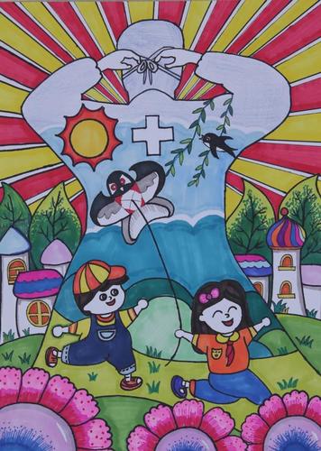 吉林市首届"童心筑梦"少儿美术作品展丨丨获奖作品线上展览(第五期)
