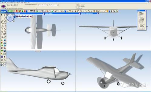 塞斯纳172r飞机的三视图