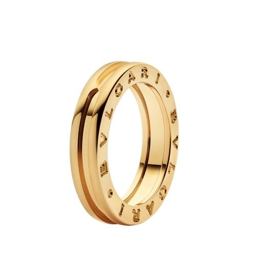 Bvlgari戒指,bvlgari戒指男款 【包税】bvlgari/宝格丽 b.zero1系列18k金黄金 弹簧窄版戒指 336047