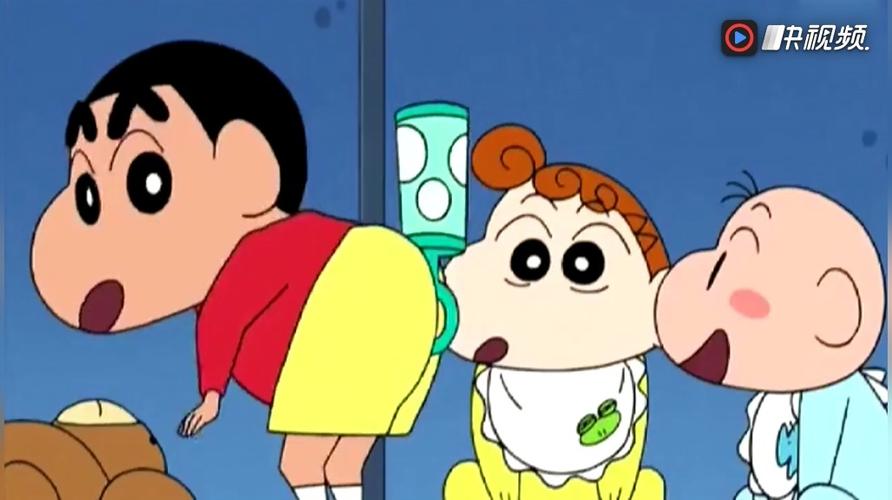 蜡笔小新: 蜡笔小新让小弟和小葵伺候自己睡觉, 好调皮啊