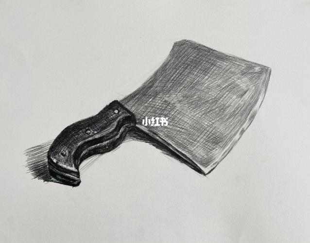 素描练习—菜刀_素描_菜刀_素描练习_文化_绘画