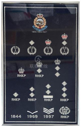 皇家香港警察阶级肩章镜架