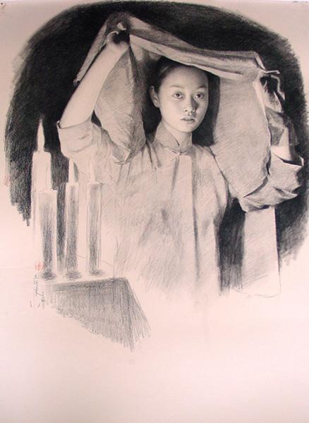 王沂东 素描作品 及画家简介