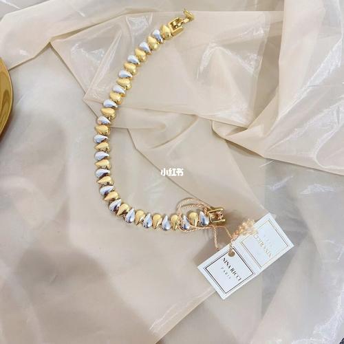 nina ricci莲娜丽姿手链 全新带吊牌 这条金银配色的也是绝美_莲娜丽