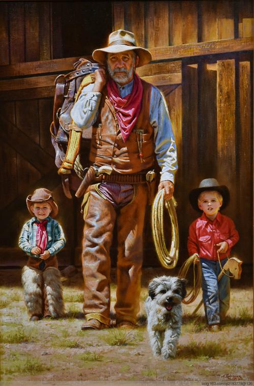 id&a 设计会 艺术收藏 美国西部油画 画家alfredo.