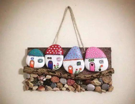 创意石头画,给你的新春增加色彩