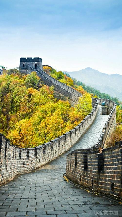 长城出现后,沿线的烽火台便与长城结为一体.@视觉中国