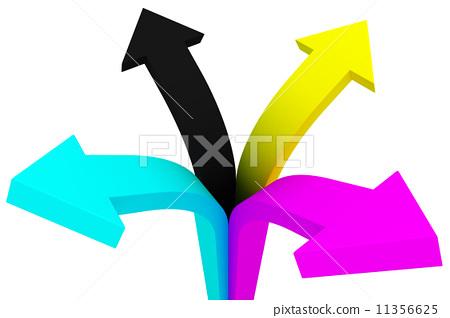 cmyk arrows