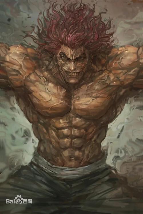 "范马勇次郎"动漫《刃牙》地表最强の男人自制海报