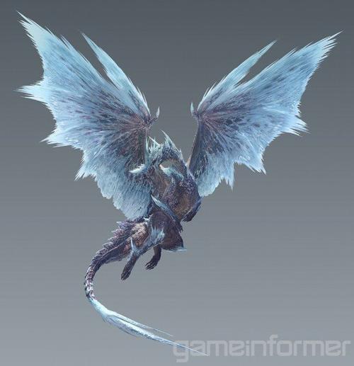 《怪物猎人:世界》冰原dlc "封面怪"冰咒龙 游戏截