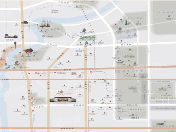 保利首创颂楼盘区位规划