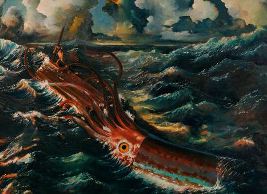 来自深海的霸主决战,抹香鲸vs大王乌贼谁才是王者?