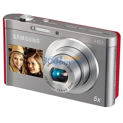 三星(samsung) dv300 数码相机(红色)