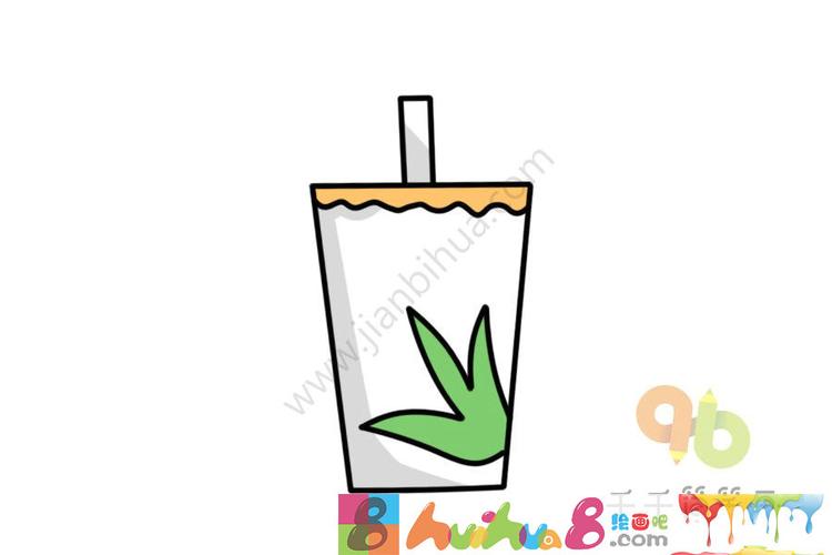 超可爱的饮料简笔画图片大全 简单好画 收藏画起