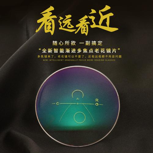 变色1.67 抗疲劳 1.61 渐进多焦点老花树脂眼镜片青少年近视控制 1.56