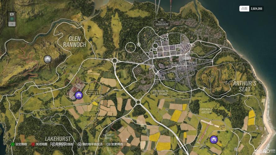 极限竞速地平线4藏宝图分享_极限竞速地平线4车房宝物及广告牌位置在