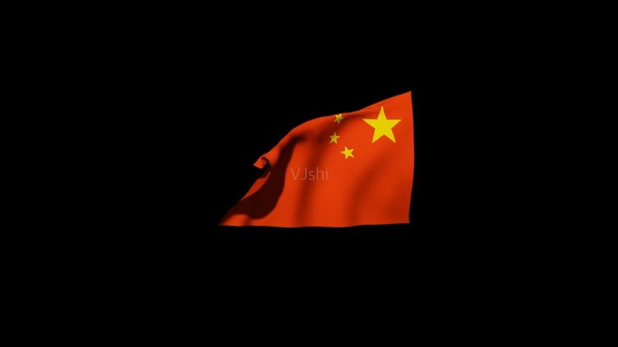 中国国旗_1280x720_高清视频素材下载(编号:493438)