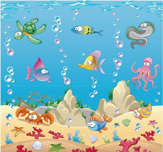 海底世界儿童手绘