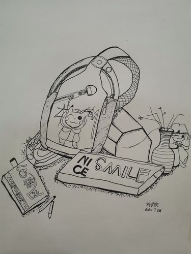 暑期班 线描 素描 第二期《书包》《文具组合》day1