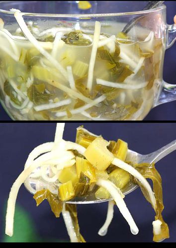 浆水酸菜包邮甘肃陇南武都特产圆根香酸菜360g*10袋武都浆水菜酸