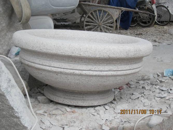 大理石花盆 现代花钵 供应各类石材花盆