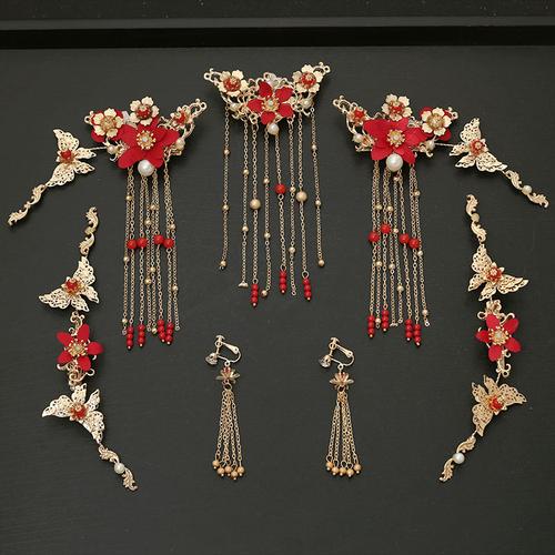 06# 品牌: 貉霸(haoba) 商品名称:haoba 秀禾服头饰新娘古装步摇2020