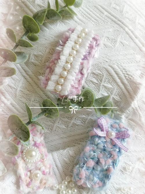 毛线发卡_发卡_兴趣爱好_手工