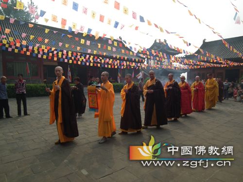 山西省临汾市天龙寺隆重举办地藏殿开光法会