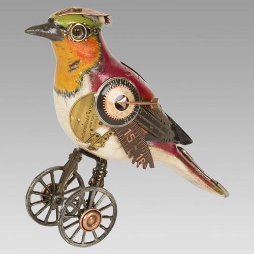 机关鸟/偃甲鸟/机械鸟 想来古今中外的工匠制作机械道具时,总不会忘记