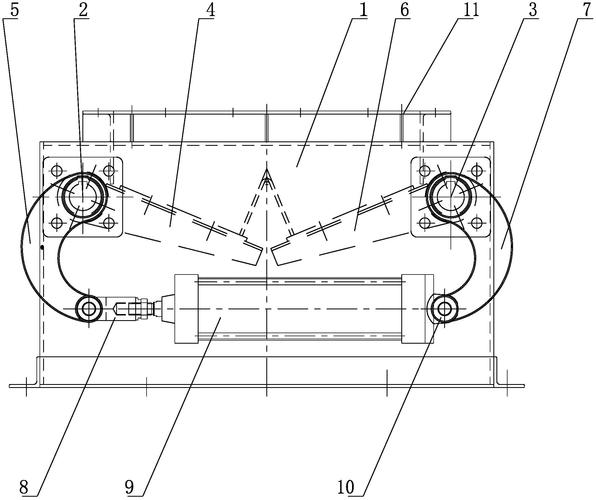 一种料仓卸料门自动控制开闭装置