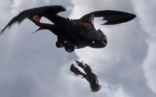 【怀念向】《驯龙高手2》小嗝嗝与无牙仔飞行片段