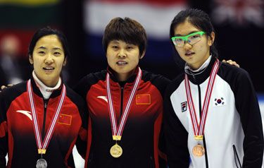 王濛世界杯500米三连冠 刘秋宏甘当绿叶获亚军-搜狐