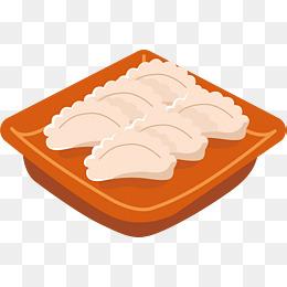 卡通饺子矢量图下载