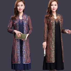 婚庆妈妈婆婆装春秋装套装