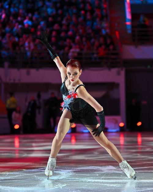 特鲁索娃#  2022"champions on ice"冰演moscow场莎莎表演图集part1